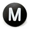 Soft Release Button "M", 12mm, black