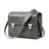System Case, size S, leather, stone grey