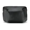 Leather Pouch, black, small front