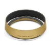 Lens Hood Q3, round, brass, blasted finish