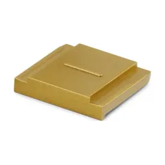 Hotshoe Cover brass, blasted finish