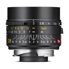SUMMICRON-M 28 f/2 ASPH., black anodized finish
