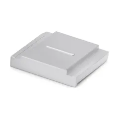 Hotshoe Cover, aluminium, silver anodized finish