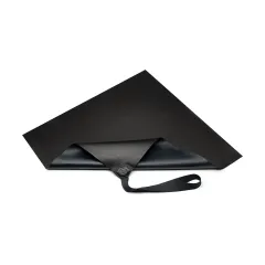 Wrapping Cloth, leather, black