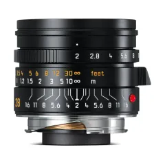 SUMMICRON-M 28 f/2 ASPH.,black anodized finish
