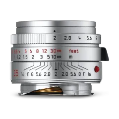 SUMMICRON-M 35 f/2 ASPH., silver anodized finish