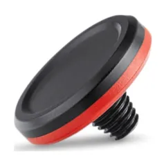 Soft Release Button, aluminium, black anodized finish