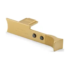 Thumb support Q3, brass, blasted finish