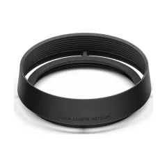 Lens Hood Q3, round, aluminium, black anodized finish