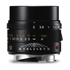 APO-SUMMICRON-M 50 f/2 ASPH., black anodized finish