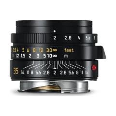 SUMMICRON-M 35 f/2 ASPH., black anodized finish