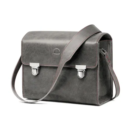 System Case, size S, leather, stone grey