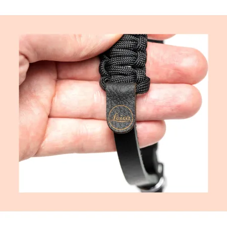 Paracord Strap created by COOPH, black/black, 100cm