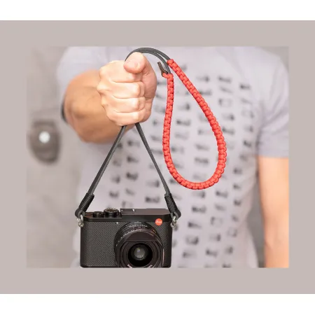 Paracord Strap created by COOPH, black/red, 100cm