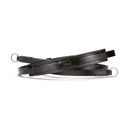 Neck strap vintage, leather, black
