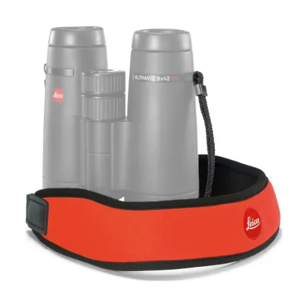 Neoprene Binocular Strap, juicy orange