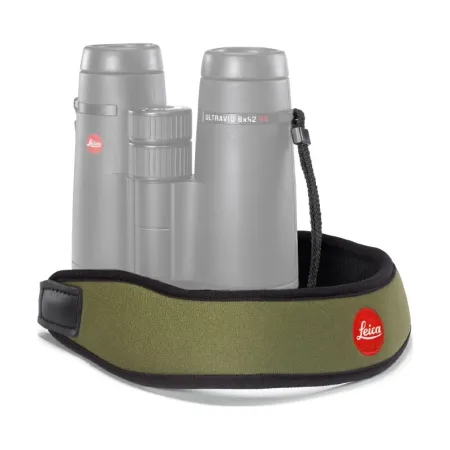 Neoprene Binocular Strap, olive green