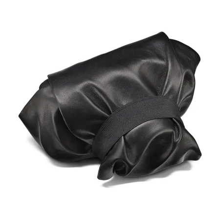 Wrapping Cloth, leather, black